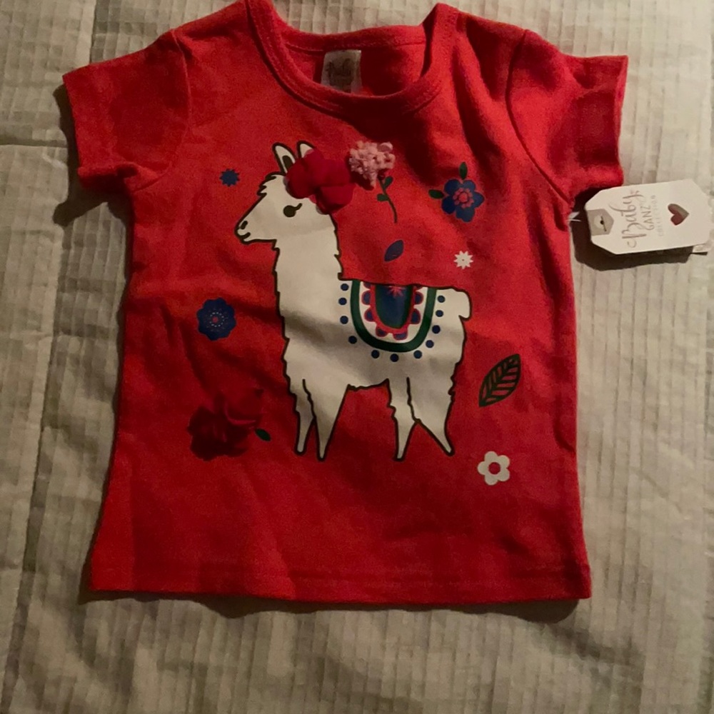 Baby Gantz Collection adorable pink lamb shirt